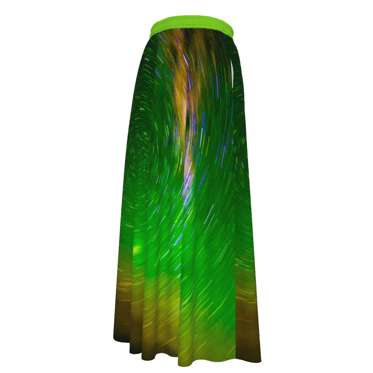 All-Over Print Women's Maxi Chiffon Skirts With Lining