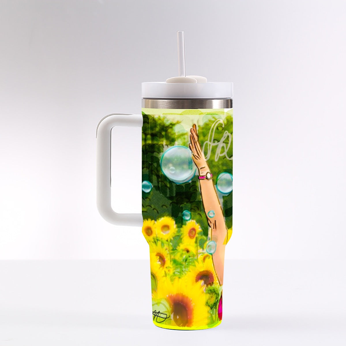 40 oz Tumbler With Handle