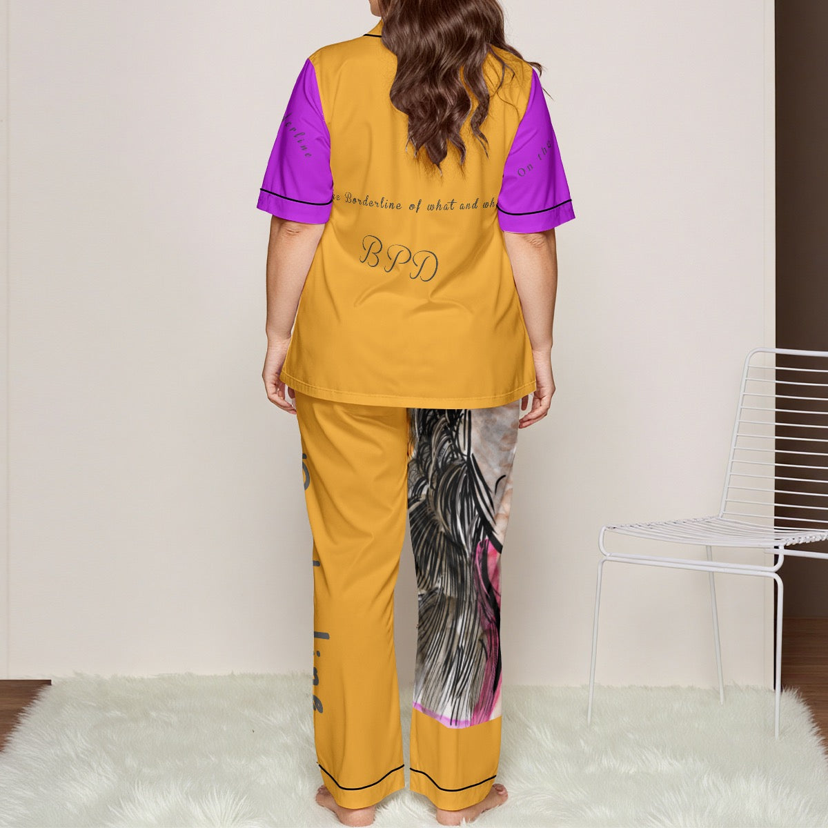 All-over print Women'S Trousers Pajamas Set