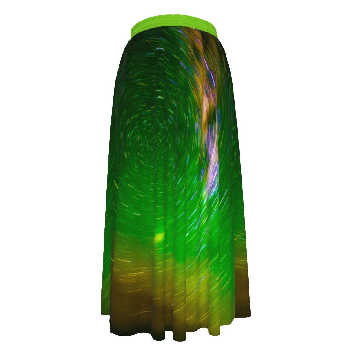 All-Over Print Women's Maxi Chiffon Skirts With Lining