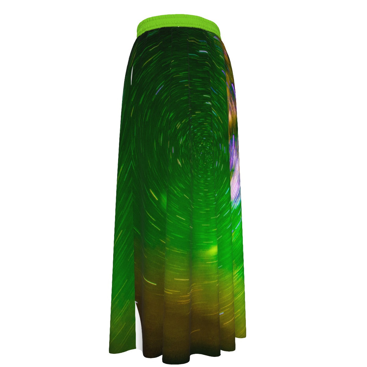 All-Over Print Women's Maxi Chiffon Skirts With Lining