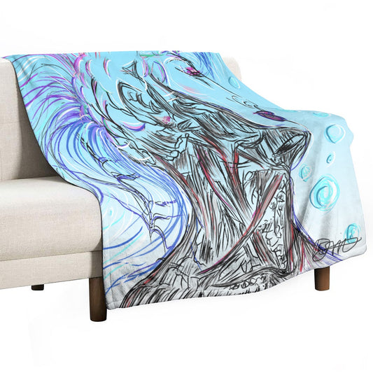Single-Side Printing Flannel Blanket