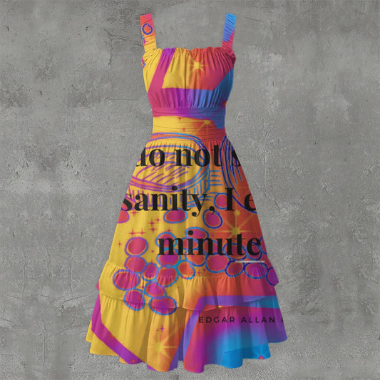 All-Over Print Women‘s Ruffle Hem Dress